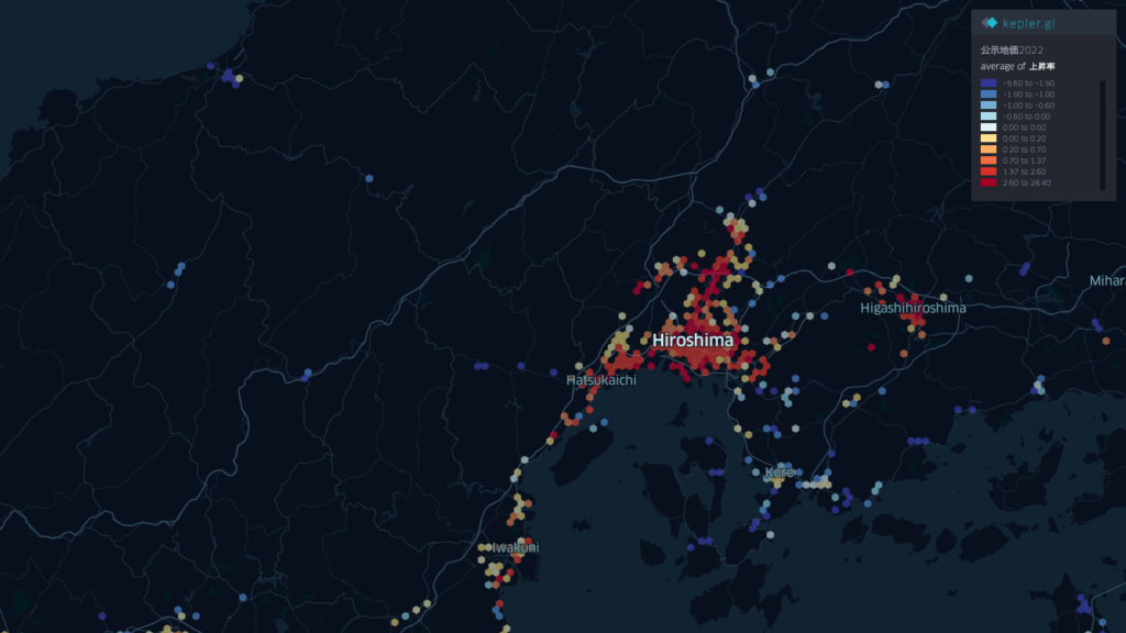 land price hiroshima